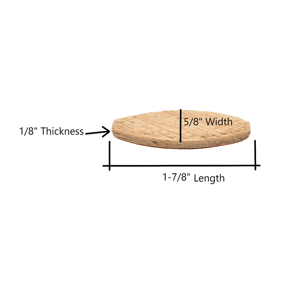 Big Horn 14201-100K #0 Beech Wood Joining Biscuits - 100 PACK - Picture 4 of 5