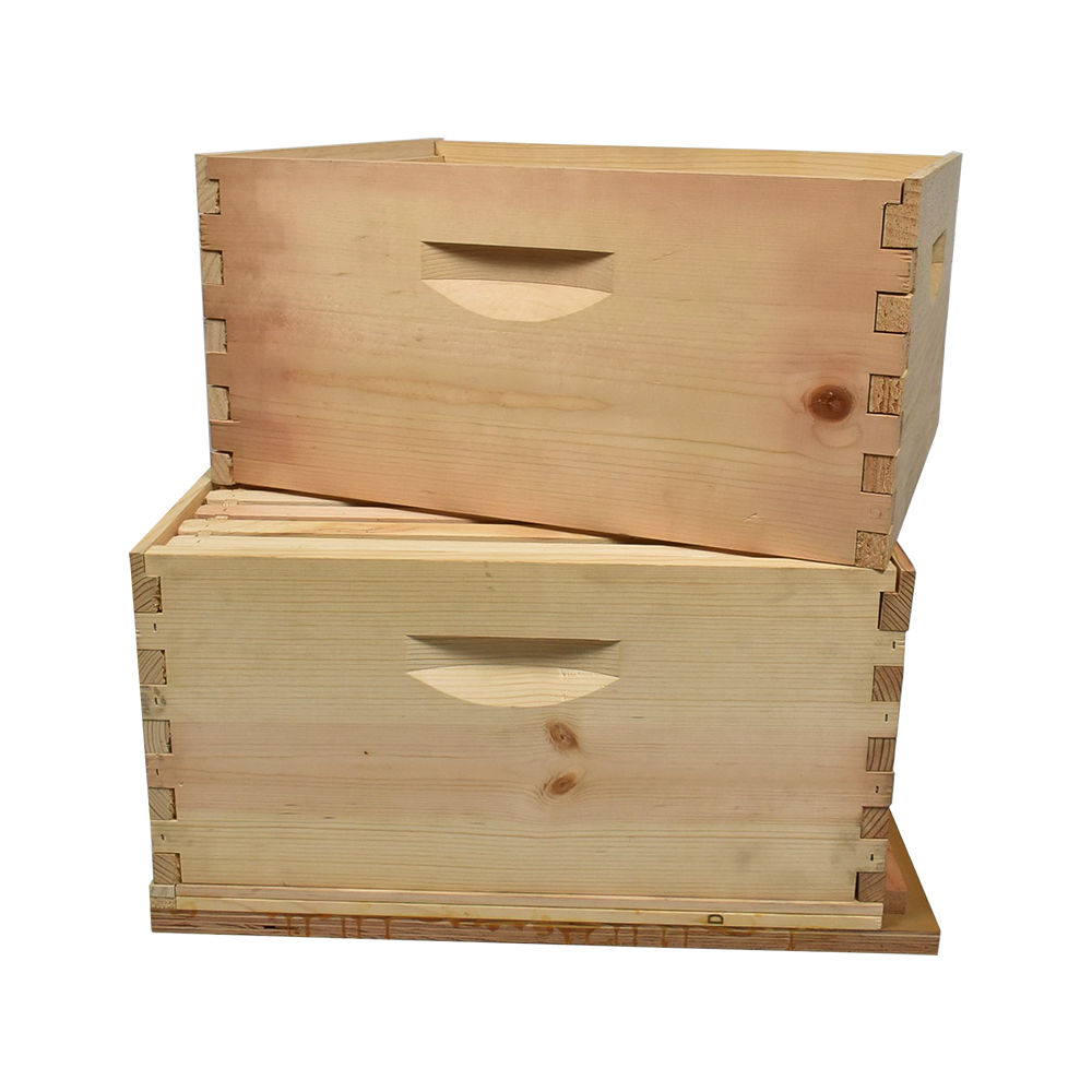 GoodLand Bee Supply GL-E2-2BK Beekeeping Double Deep Beehive Kit - Picture 2 of 6