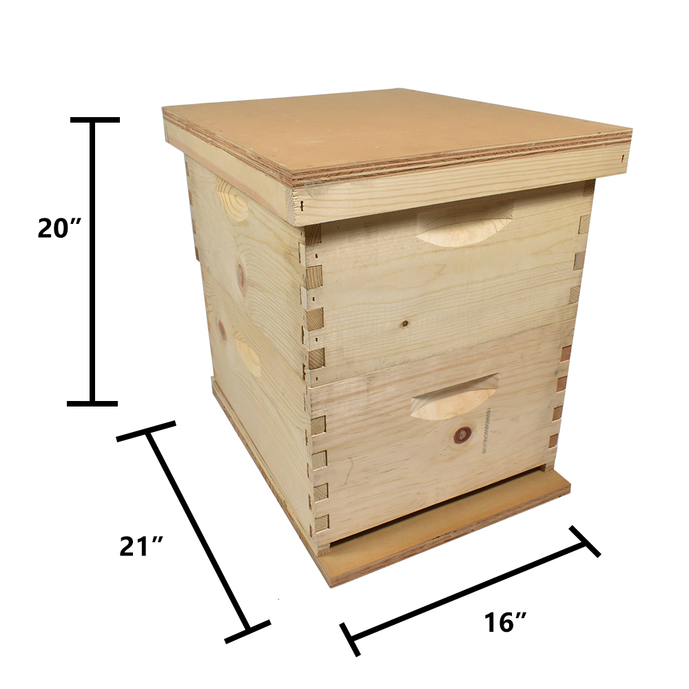 GoodLand Bee Supply GL-E2-2BK Beekeeping Double Deep Beehive Kit - Picture 4 of 6