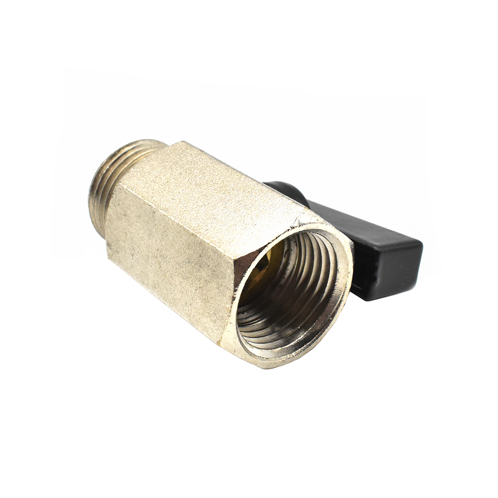 Brass Ball Valve Pipe Thread w/Lever 1/2" FPT x 1/2" MPT - VB880