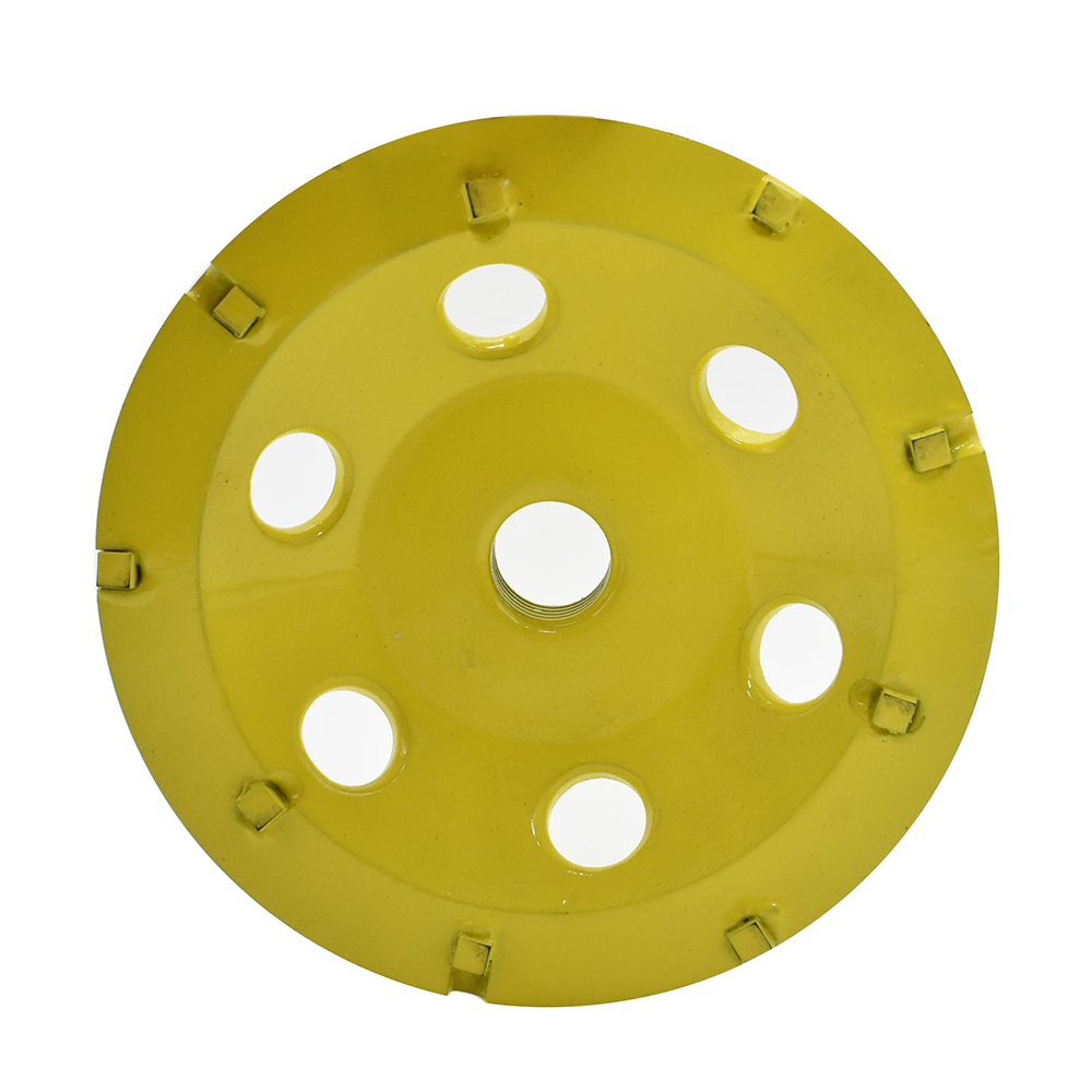4PCDCW 4" Double Row 9 PCD Segmented Diamond Cup Grinding Wheel - Picture 3 of 6