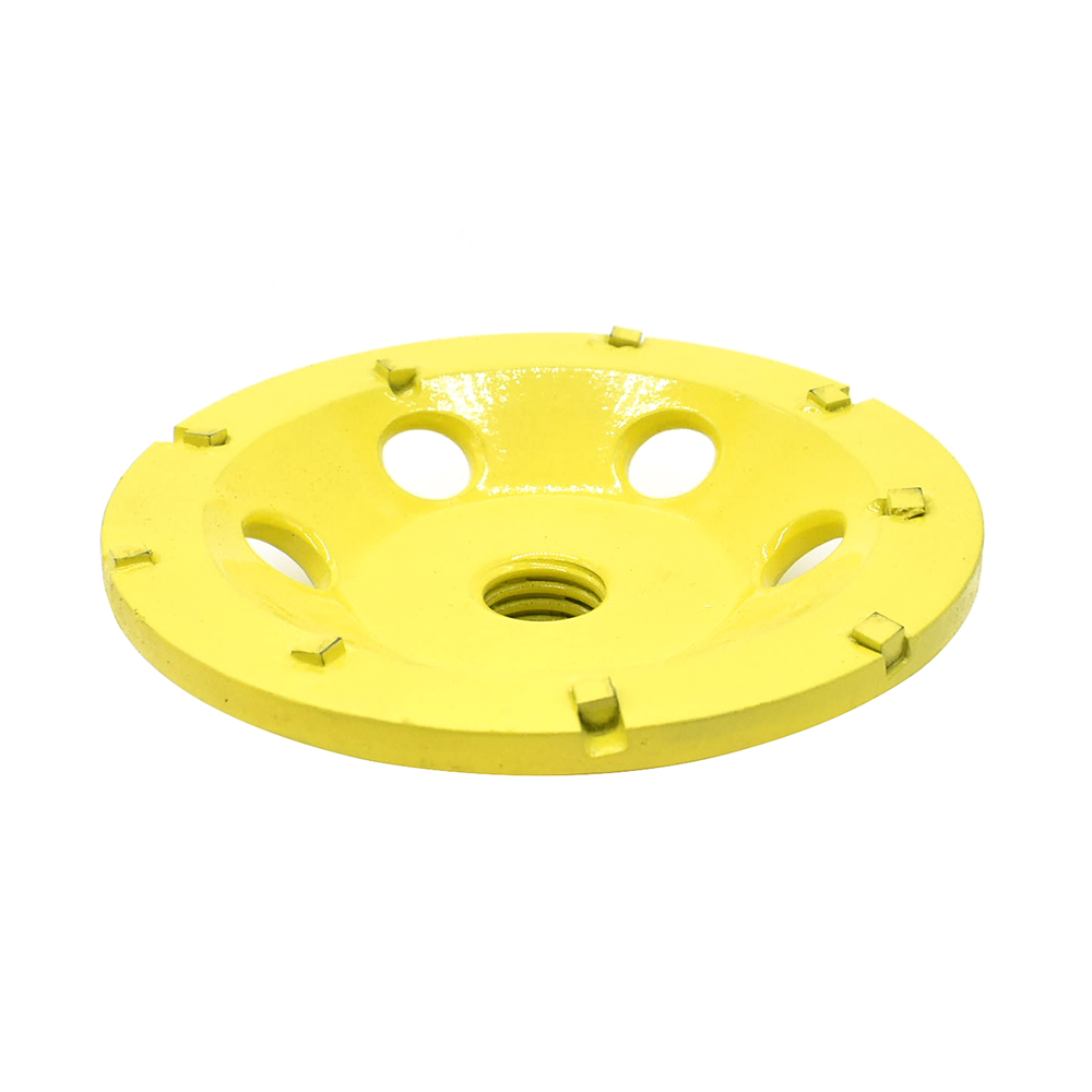 4PCDCW 4" Double Row 9 PCD Segmented Diamond Cup Grinding Wheel - Picture 5 of 6