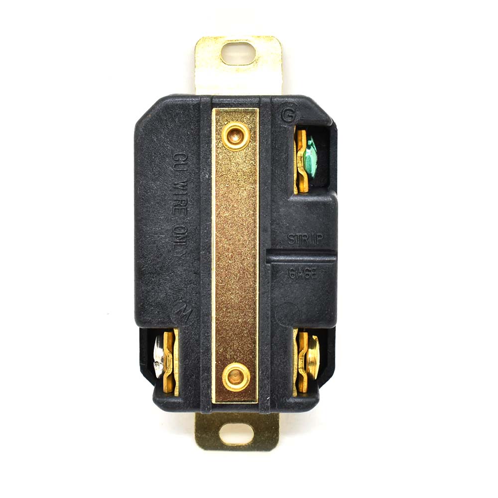 YGP024F Twist Lock Wall Mount Electrical Receptacle 3 Wire, 30 Amps, 125V - Picture 4 of 5