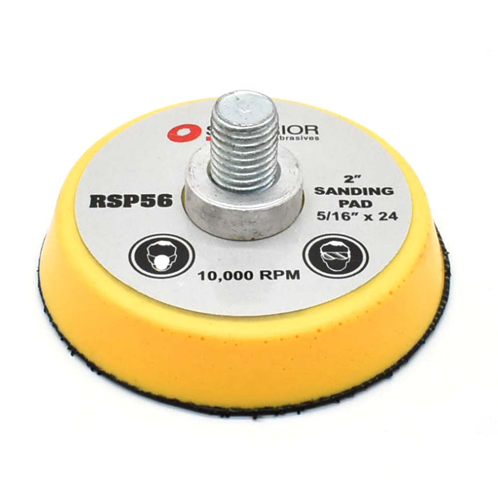 Superior Pads RSP56 Levigatrice a gancio e passante 2" con filetti 5/16"-24 - Foto 1 di 6