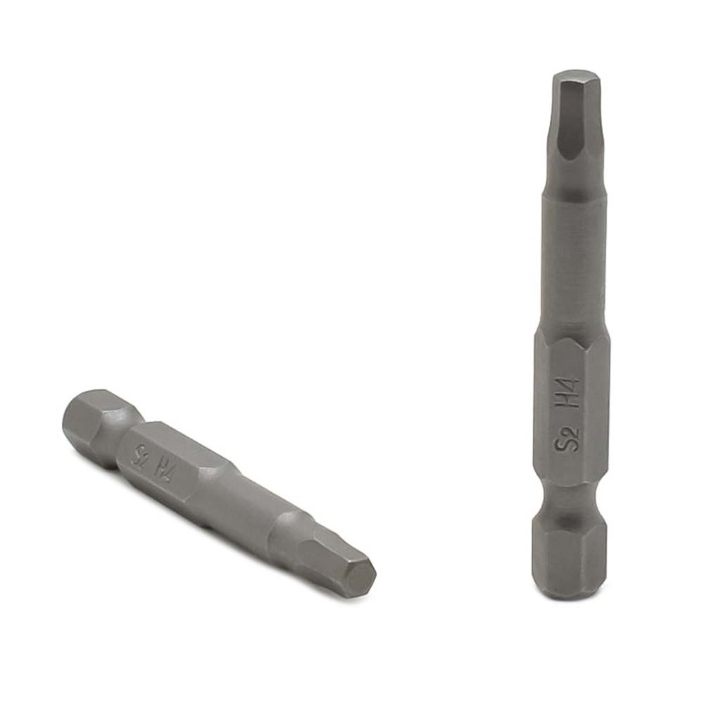 BH204-10PK Single End Hexagonal Screwdriver Bits - 2 Inch Long - 4mm Hex - 10 - Picture 1 of 6
