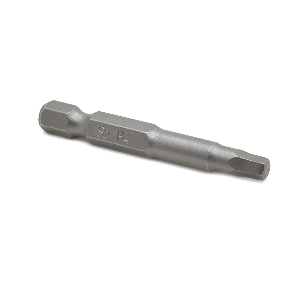BH204-10PK Single End Hexagonal Screwdriver Bits - 2 Inch Long - 4mm Hex - 10 - Picture 2 of 6