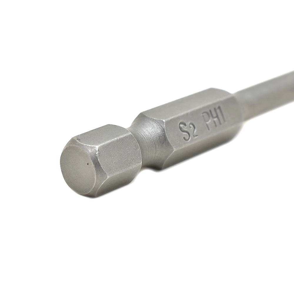BP201-10PK 1# Phillips Head Power Screwdriver Bits - 2 Inch Long - 4mm Dia - 10 - Picture 3 of 6