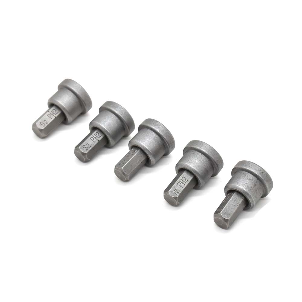 Brocas de destornillador Phillips con huecos para paneles de yeso - 1 pulgada de largo - paquete de 5 - Imagen 2 de 7