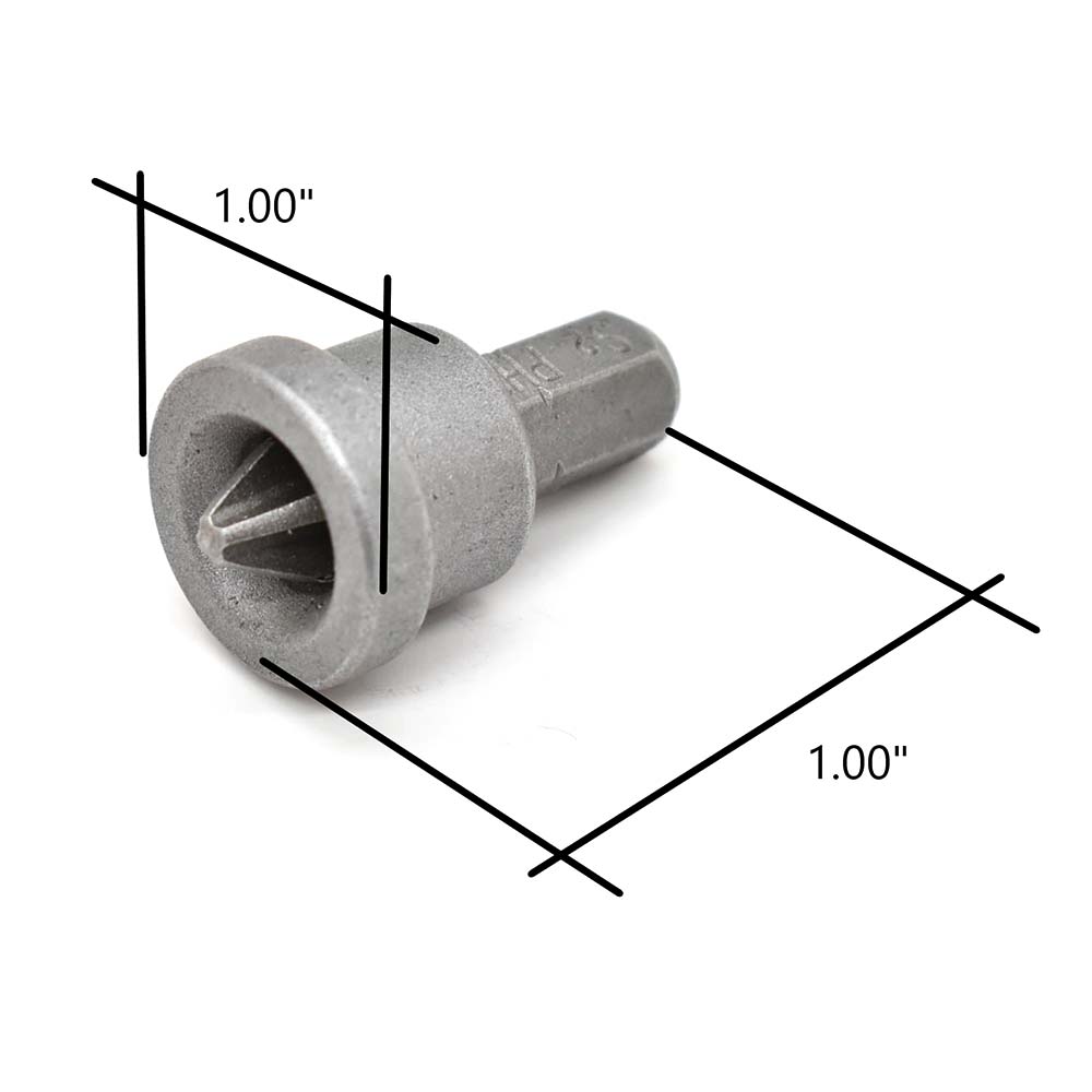 Brocas de destornillador Phillips con huecos para paneles de yeso - 1 pulgada de largo - paquete de 5 - Imagen 7 de 7