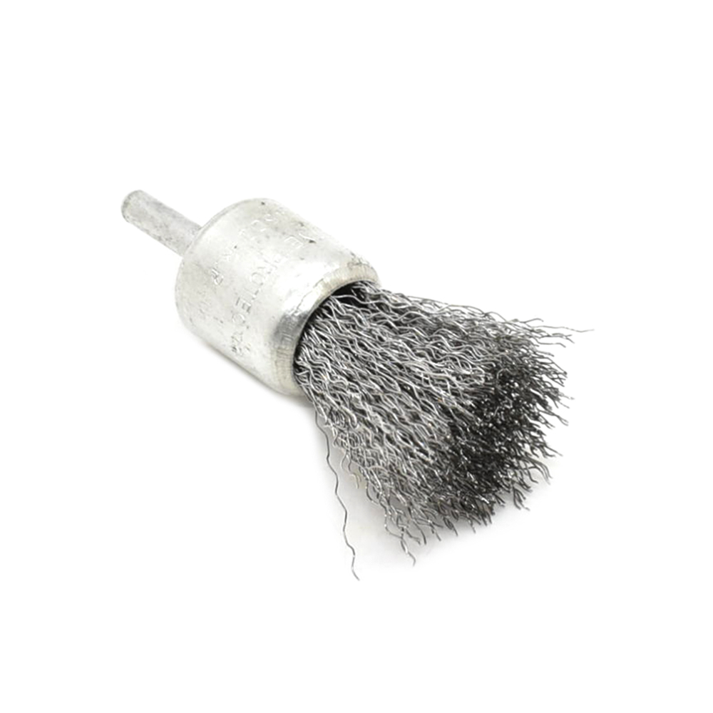S1848 1-Inch End Brush 1/4-Inch Shank - Crimped Wire 4500 RPM - Produktbild 1