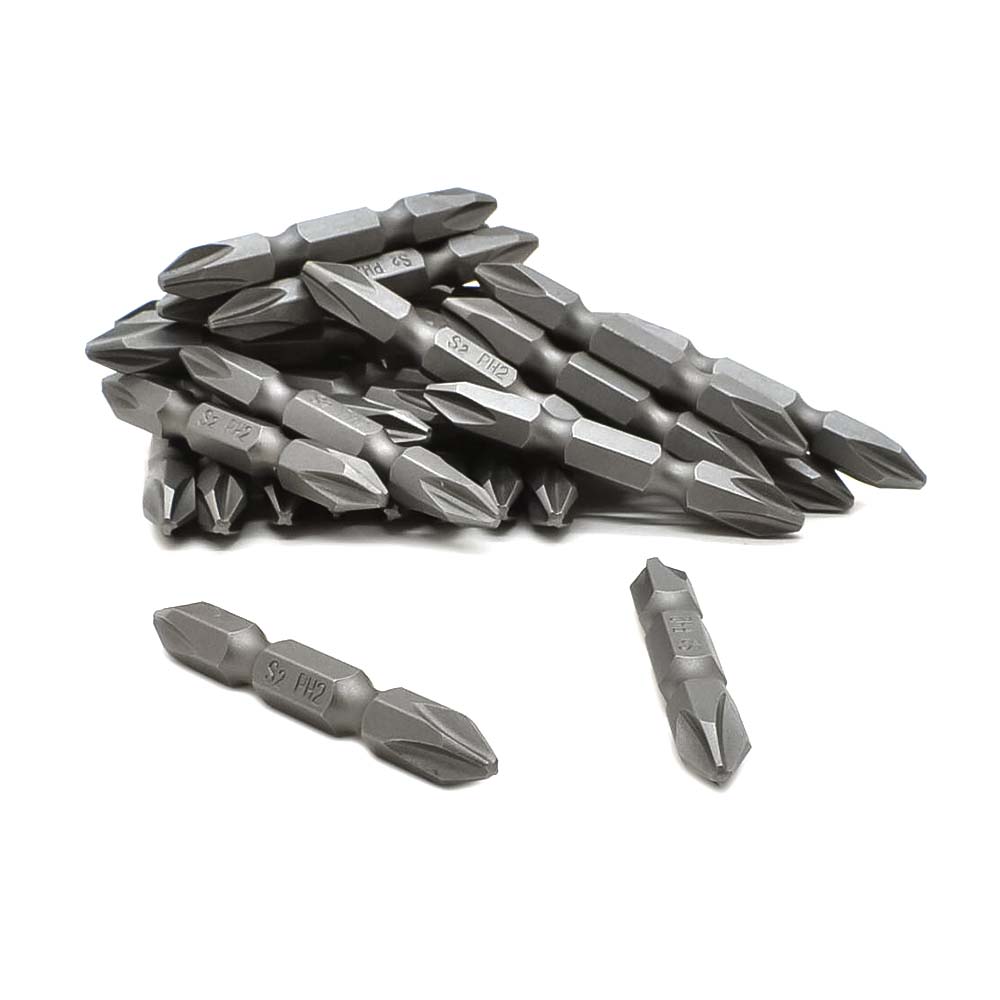 Brocas de destornillador Phillips de doble extremo 2# - 2 pulgadas de largo - SP202D-25PK - Imagen 4 de 5
