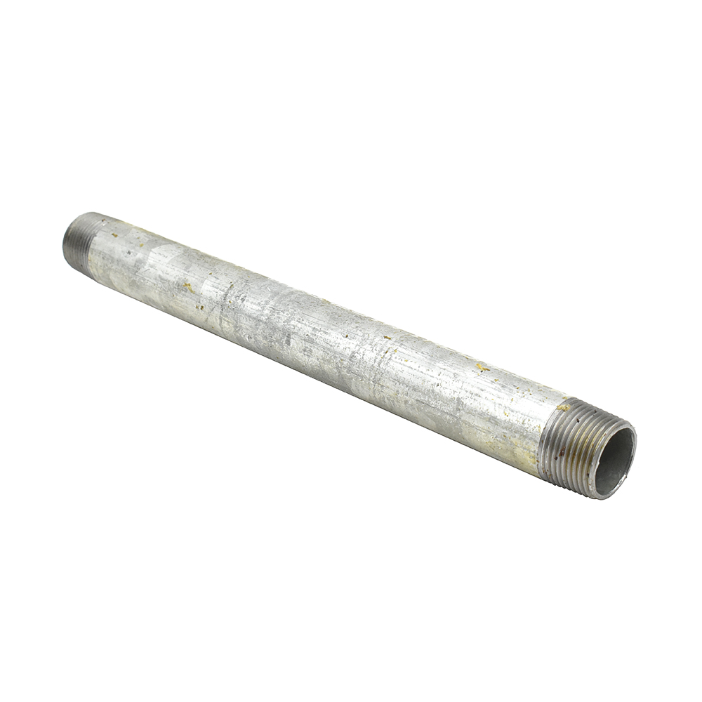 Thrifco 5220091 1-1/2 Inch x 8 Inch Galvanized Steel Nipple - Picture 1 of 6