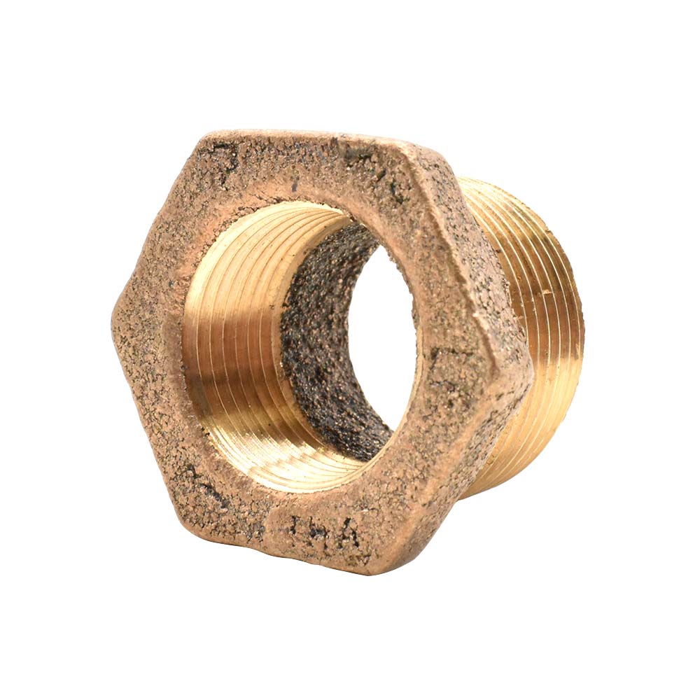 Thrifco 5318077 2 inch x 1 inch Brass Bushing - Picture 3 of 6